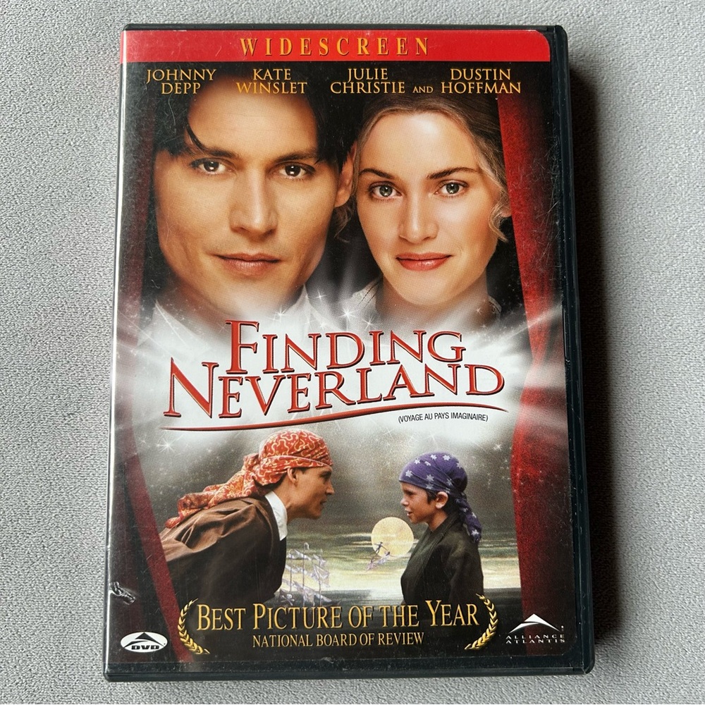 3 for $15 ~ Finding Neverland ~ Johnny Depp Kate Winslet Dustin Hoffman ~ DVD